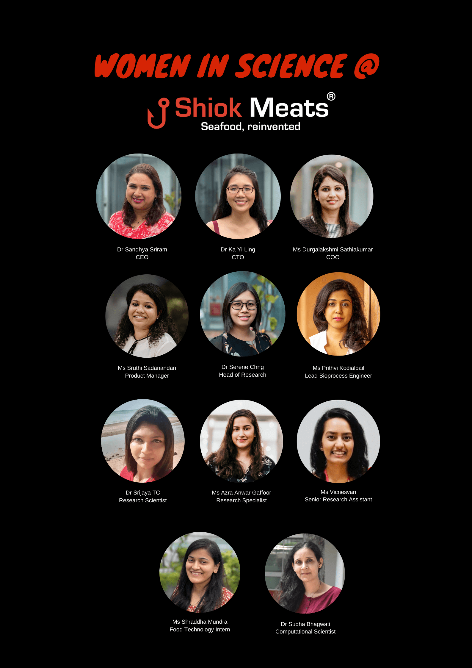 Women in Science-led Team at Shiok Meats
